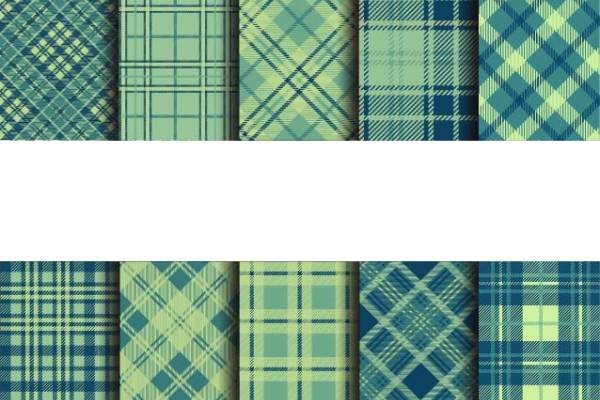 几何格子印花图案服装纺织数码印花花型素材