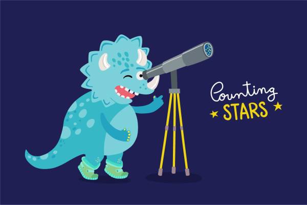 卡通动物恐龙字母印花服装裁片T恤卫衣烫图印花花型素材