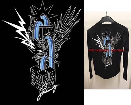 几何图案潮牌印花服装裁片T恤卫衣烫图印花花型素材