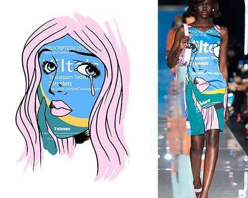 卡通人物字母印花图案服装裁片T恤卫衣烫图印花花型素材