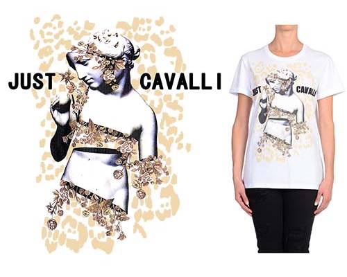 断臂维纳斯字母潮牌印花图案服装裁片T恤卫衣烫图印花花型素材