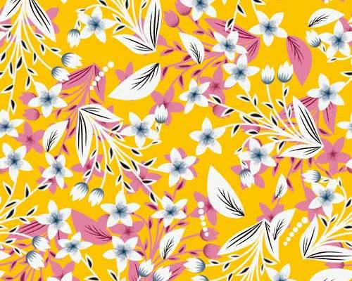 植物小碎花印花图案服装纺织数码印花花型素材