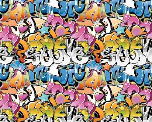 字拼接印花图案服装纺织数码印花花型素材