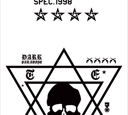 骷髅头字母星星印花图案服装裁片T恤卫衣烫图印花花型素材