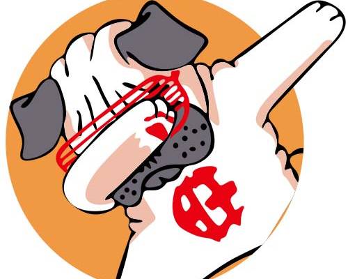 宠物汪潮牌印花图案服装裁片T恤卫衣烫图印花花型素材