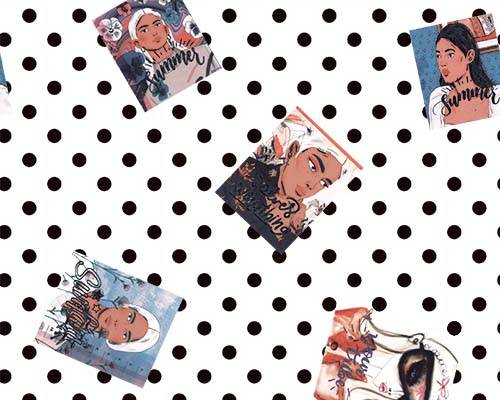 几何圆点印花图案服装纺织数码印花花型素材