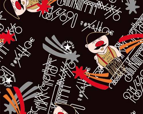 字母涂鸦潮牌印花图案服装纺织数码印花花型素材