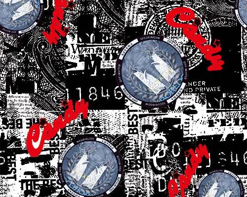 字母色彩涂鸦印花图案服装纺织数码印花花型素材