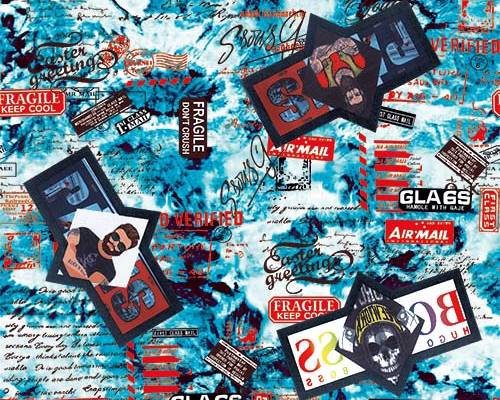 水彩涂鸦字母人物印花图案服装纺织数码印花花型素材