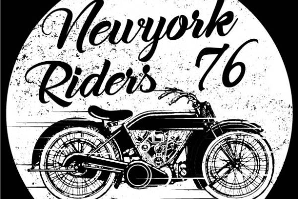 摩托车字母印花图案服装裁片T恤卫衣烫图印花花型素材