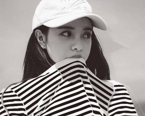 美女字母印花图案服装裁片T恤卫衣烫图印花花型素材