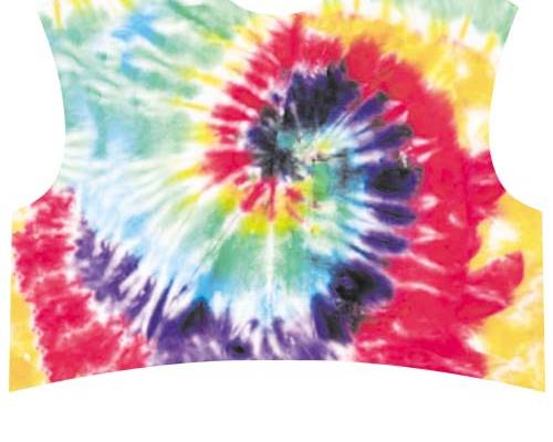 扎染印花图案服装裁片T恤卫衣印花 花型素材