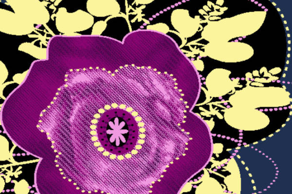 植物花朵印花图案服装纺织水印数码印花金昌素材