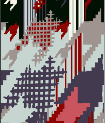 几何千鸟格印花图案服装纺织水印数码印花金昌素材