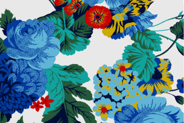 植物牡丹花朵印花图案服装纺织水印数码印花花型金昌素材