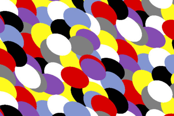 几何多彩椭圆拼接印花图案服装纺织水印数码印花花型金昌素材