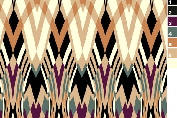 几何线条印花图案服装纺织水印数码印花金昌素材