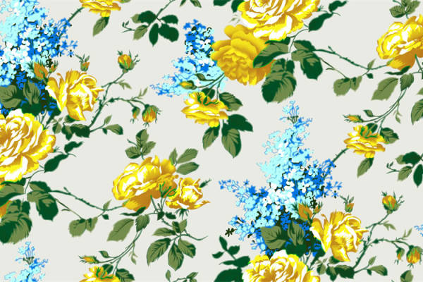 植物牡丹花印花图案服装纺织水印数码印花花型金昌素材