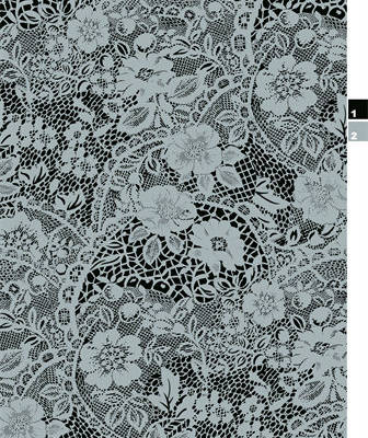 植物蕾丝花纹印花图案服装纺织水印数码印花金昌花型素材