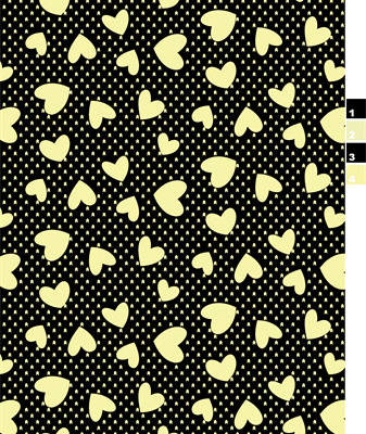 几何爱心拼接印花图案服装纺织水印数码印花金昌花型素材