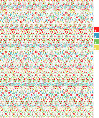 植物小碎花印花图案服装纺织水印数码印花金昌花型素材