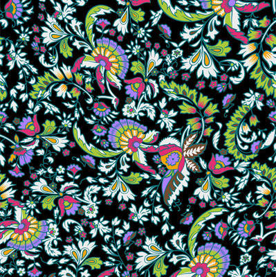 植物花纹印花图案服装纺织水印数码印花金昌花型素材