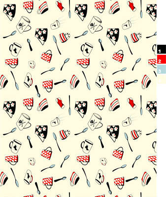 几何杯子印花图案服装纺织水印数码印花金昌花型素材