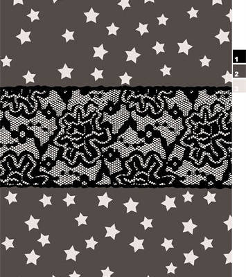 几何五角星印花图案服装纺织水印数码印花金昌花型素材