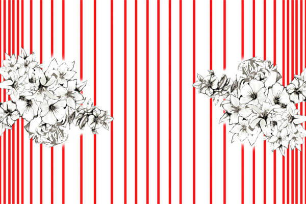 几何条子植物花朵印花图案服装纺织水印数码印花金昌花型素材