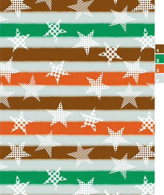 几何条子五角星印花图案服装纺织水印数码印花金昌花型素材