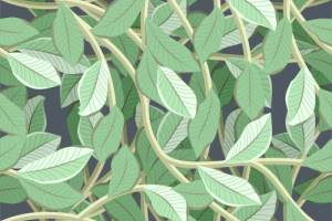 植物叶子拼接印花图案服装纺织数码印花花型素材