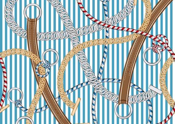 几何线条印花图案服装纺织数码印花花型素材