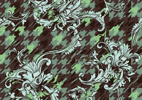 几何花纹米处印花图案服装纺织数码印花花型素材