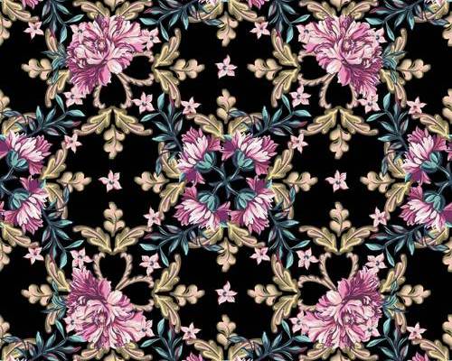 植物花纹印花图案服装纺织数码印花花型素材