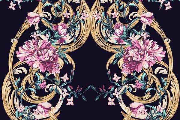 植物花纹印花图案服装纺织数码印花花型素材