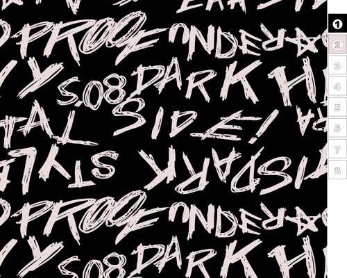 字母涂鸦印花图案服装纺织水印数码印花金昌素材