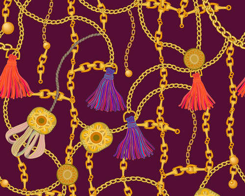 几何线条印花图案服装纺织数码印花花型素材