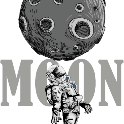 太空人字母潮牌印花服装裁片T恤卫衣烫图印花花型素材