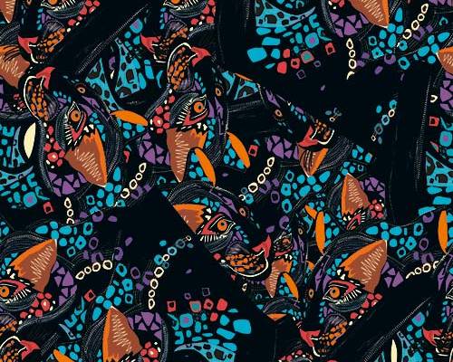 几何抽象图案印花服装纺织数码印花花型素材