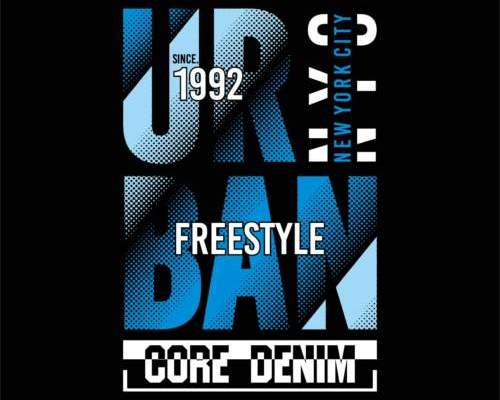 字母设计印花图案服装裁片T恤卫衣烫图印花花型素材