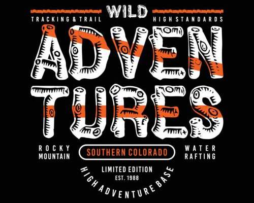 字母设计印花图案服装裁片T恤卫衣烫图印花花型素材