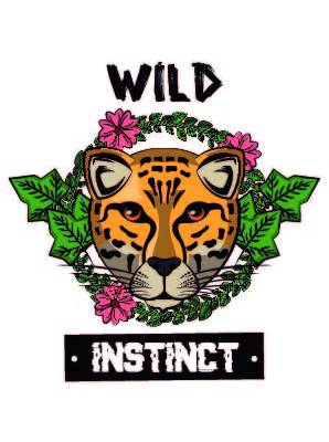 潮牌虎头字母印花图案服装裁片T恤卫衣烫图印花花型素材