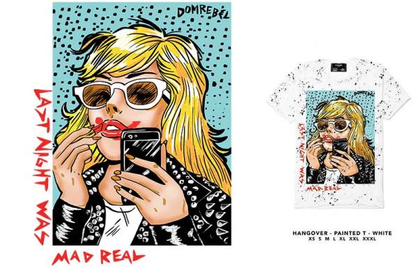 潮牌女士人物字母印花花型图案素材