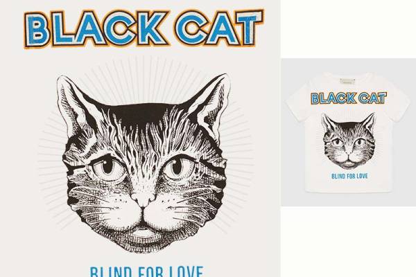 卡通动物猫咪字母数码印花花型素材