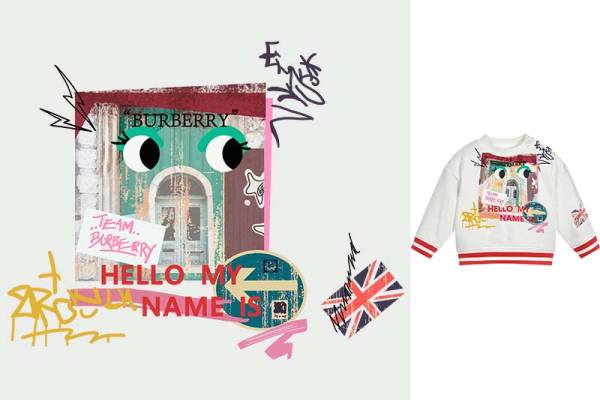 字母涂鸦数码印花花型素材图案