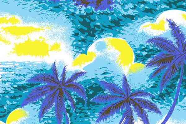 水印数码印花图案