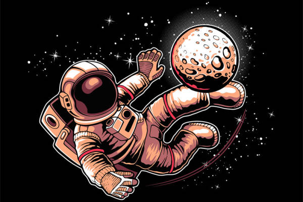 太空人数码印花花型素材