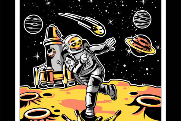 太空人数码印花花型素材