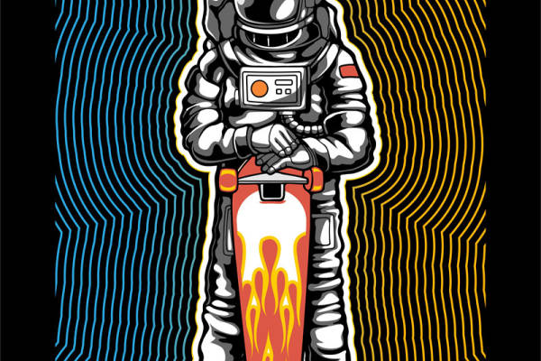 太空人数码印花花型素材