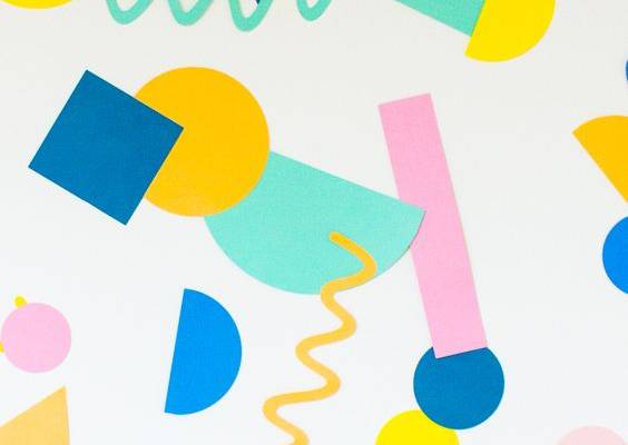 RETRO SHAPES EASY BACKDROP DIY | Bespoke-Bride: Wedding Blog